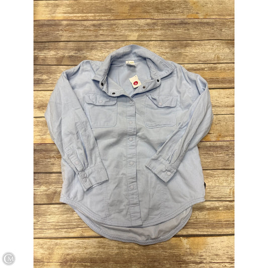 Top Long Sleeve By Offline In Blue, Size: Xs