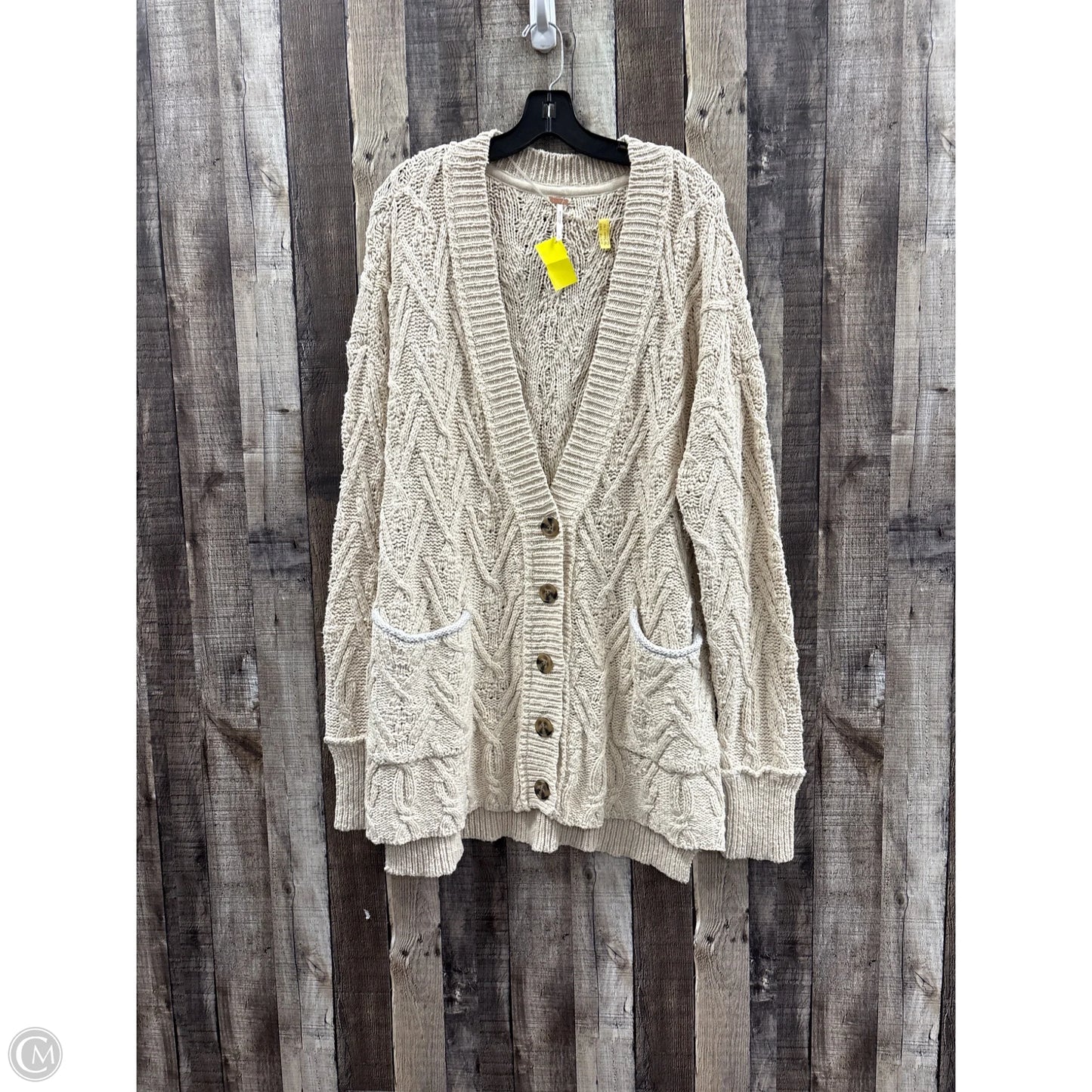 Cardigan By Free People In Tan, Size: L