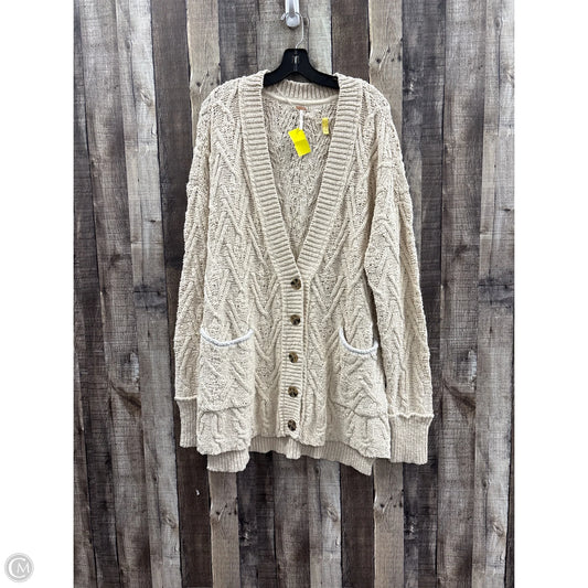 Cardigan By Free People In Tan, Size: L