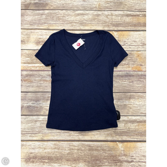 Top Short Sleeve By Old Navy In Navy, Size: S