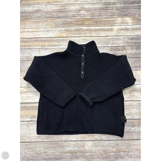 Jacket Fleece By J. Crew In Black, Size: M