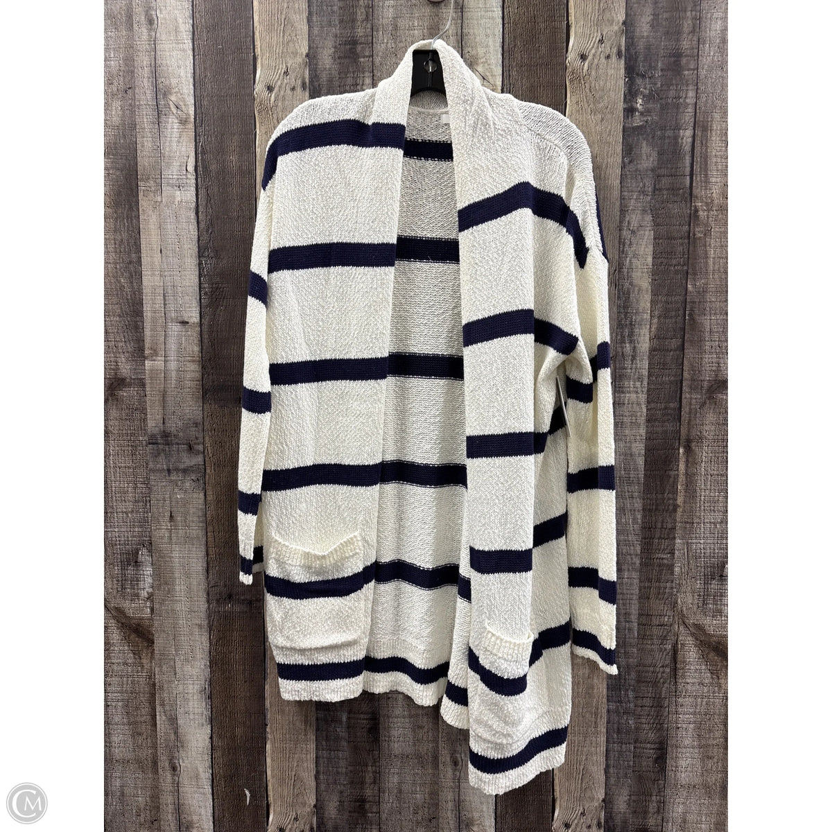 Cardigan By Bp In Striped Pattern, Size: M