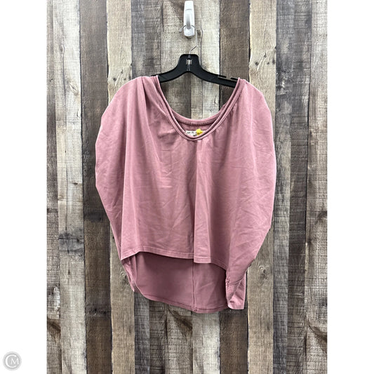 Top Short Sleeve By We The Free In Purple, Size: M