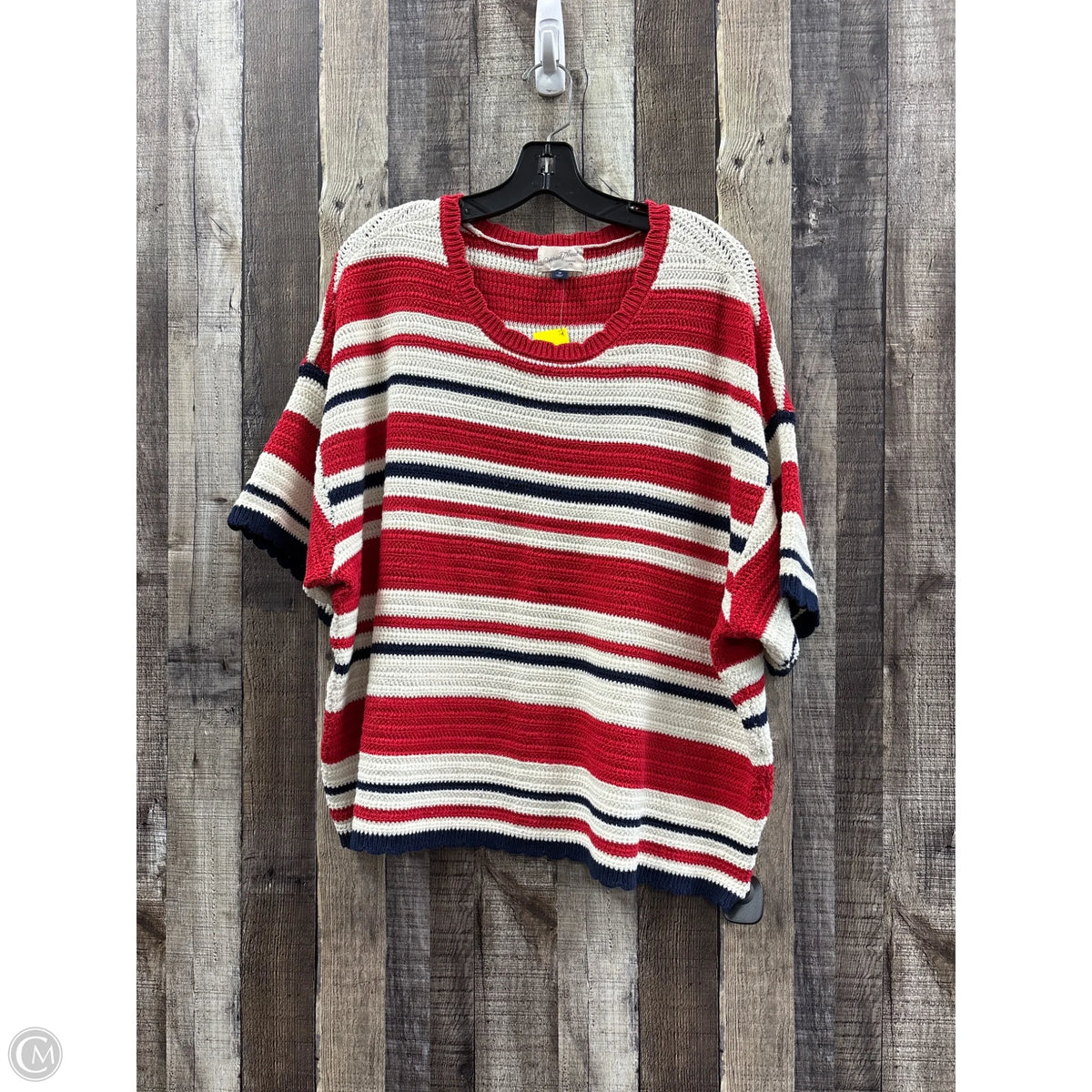 Sweater By Universal Thread In Blue Red & White, Size: 2x