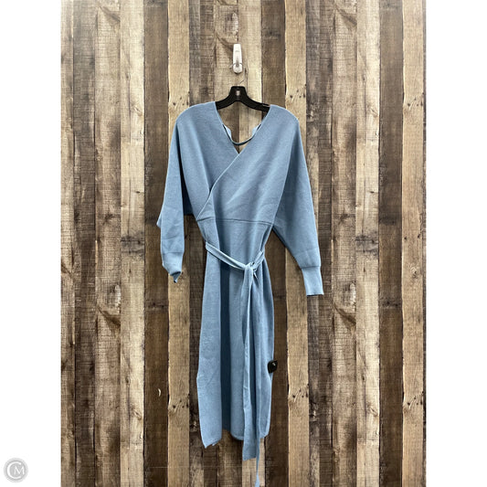 Dress Sweater By Cme In Blue, Size: M