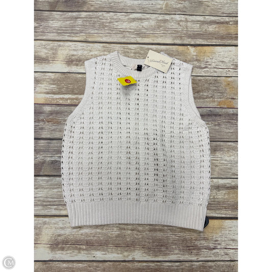 Sweater Short Sleeve By Universal Thread In White, Size: S