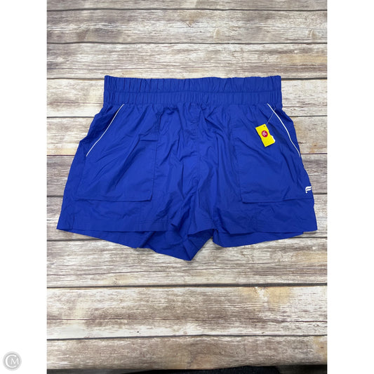 Athletic Shorts By Fabletics In Purple, Size: 1x