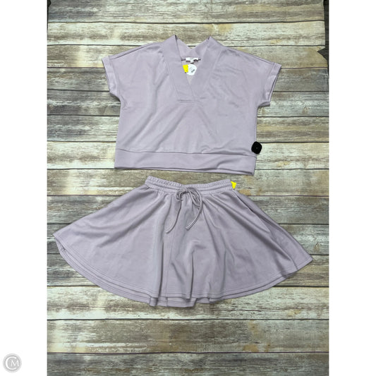 Skirt Set 2pc By Oddi In Purple, Size: M