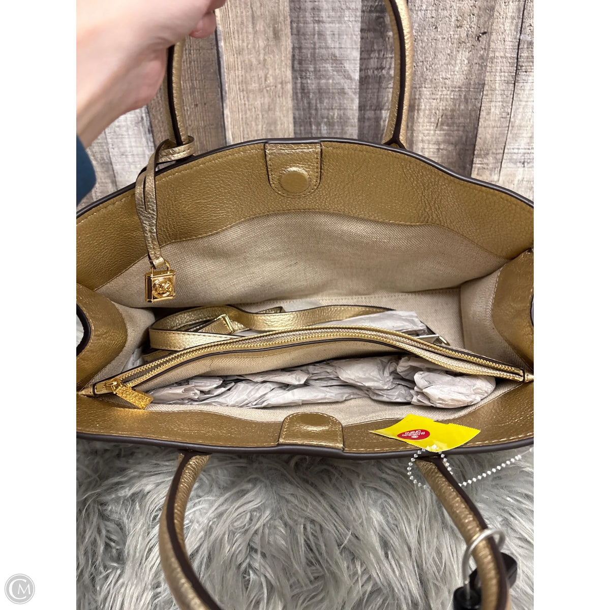 Handbag Designer By Michael Kors, Size: Medium