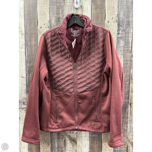 Jacket Puffer & Quilted By Xersion In Maroon, Size: L