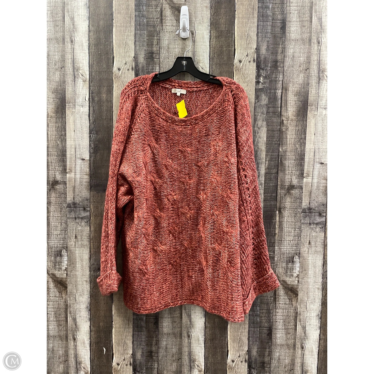 Sweater By Easel In Red, Size: L