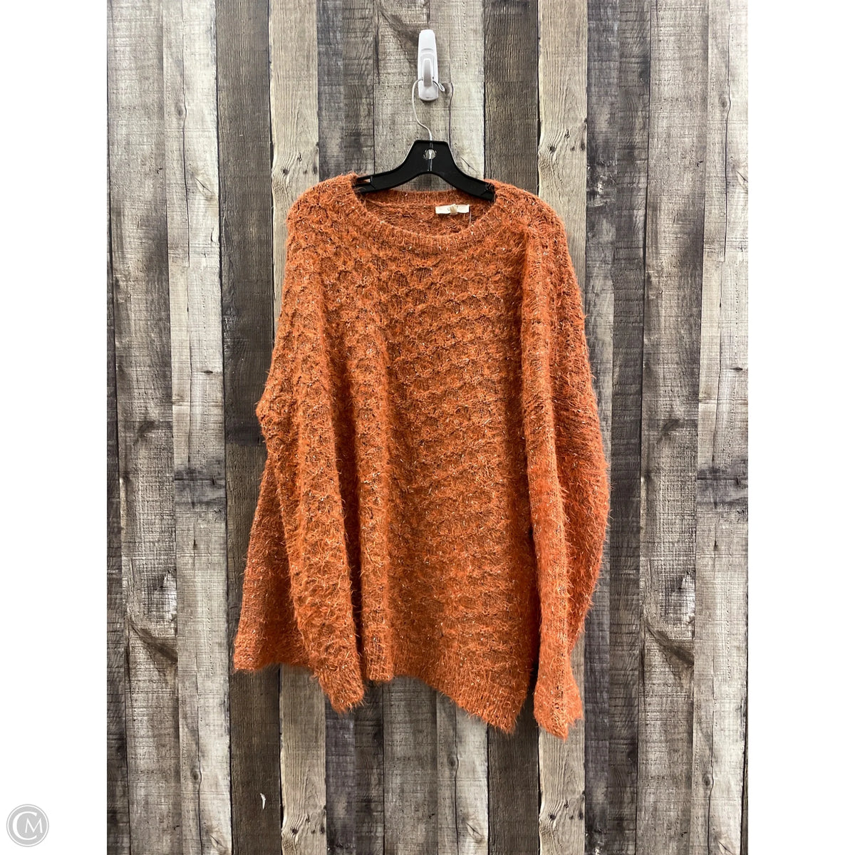Sweater By Easel In Orange, Size: M