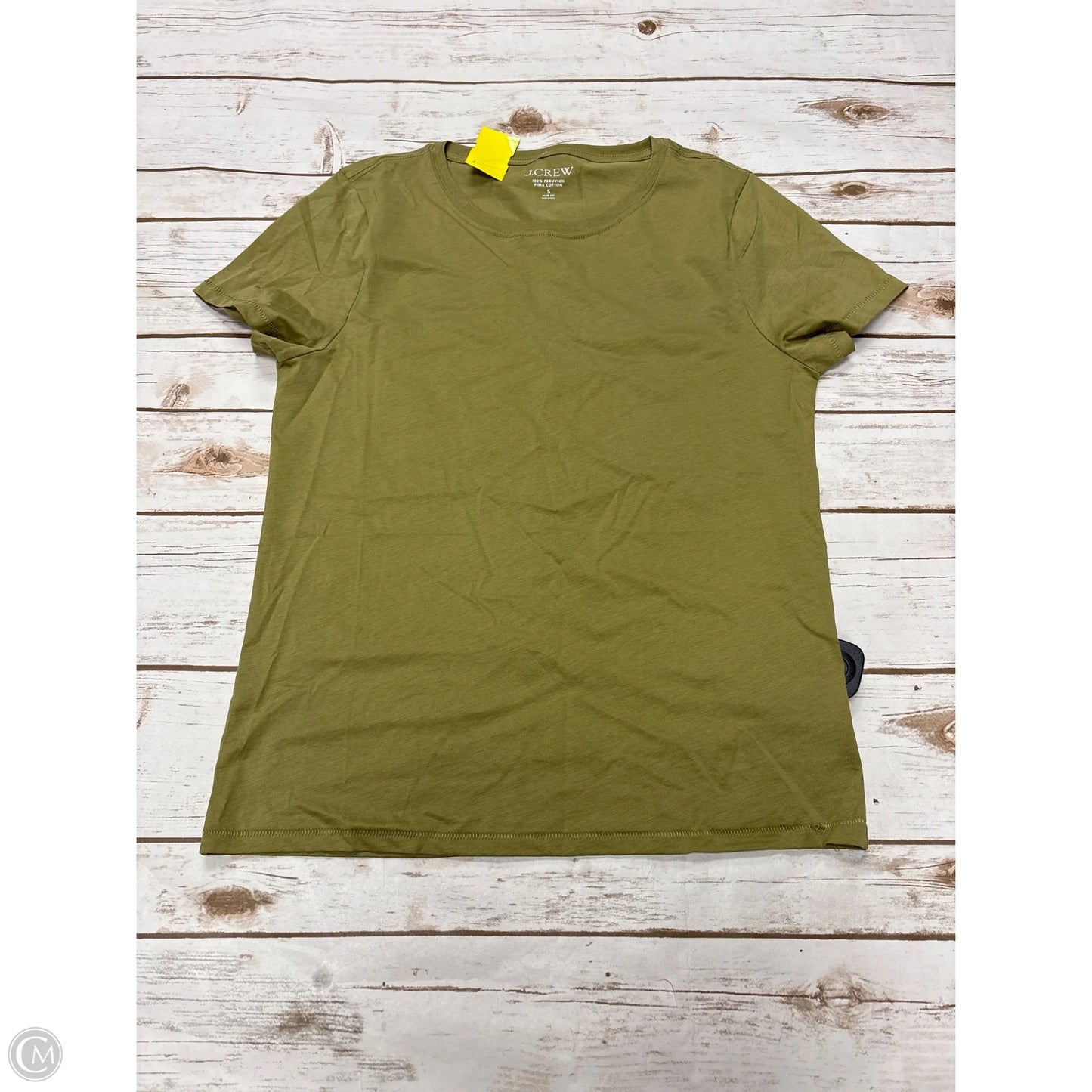 Top Short Sleeve By J. Crew In Green, Size: S