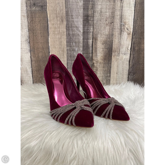 Shoes Heels Stiletto By Vince Camuto In Maroon, Size: 10