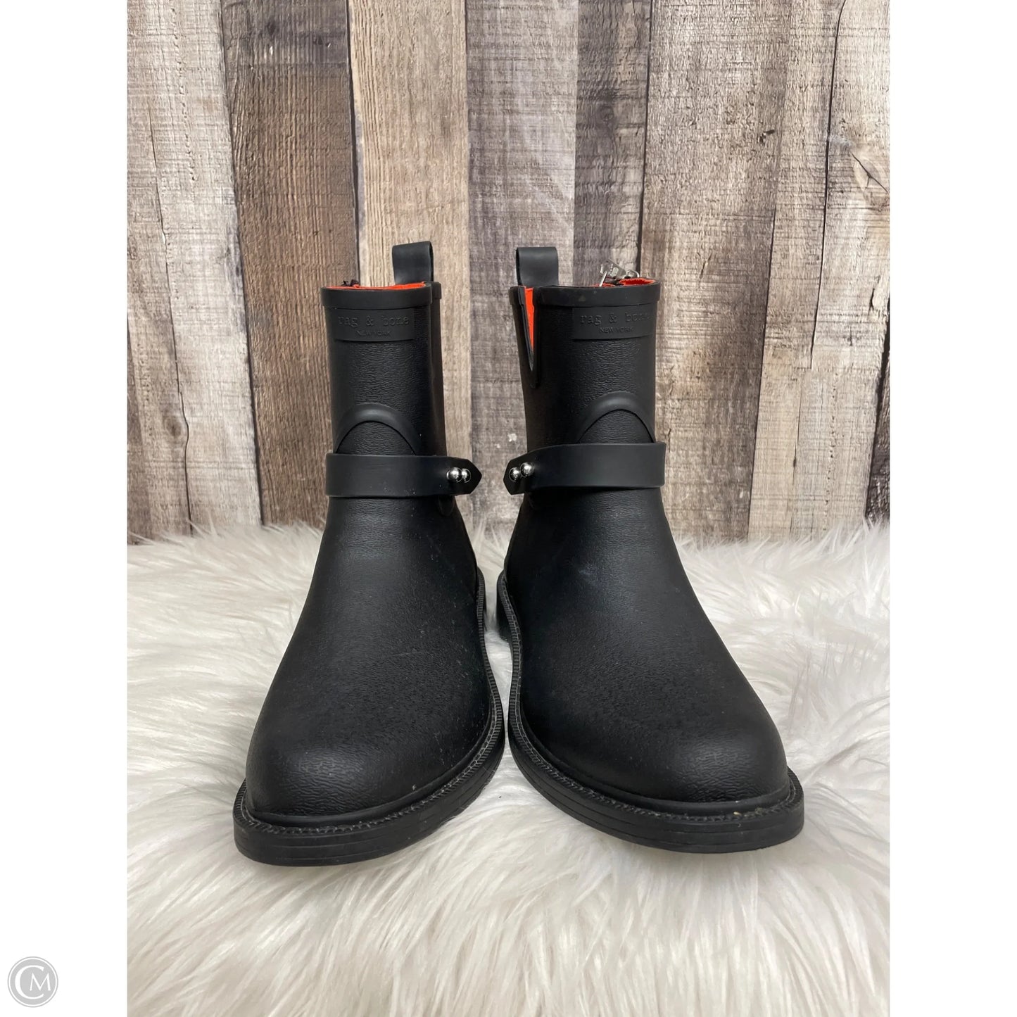 Boots Ankle Flats By Rag And Bone In Black, Size: 6