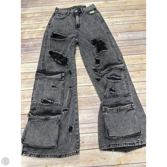 Jeans Straight By Shein In Black, Size: 4