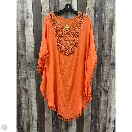 Swimwear Cover-up By Cme In Orange, Size: Osfm