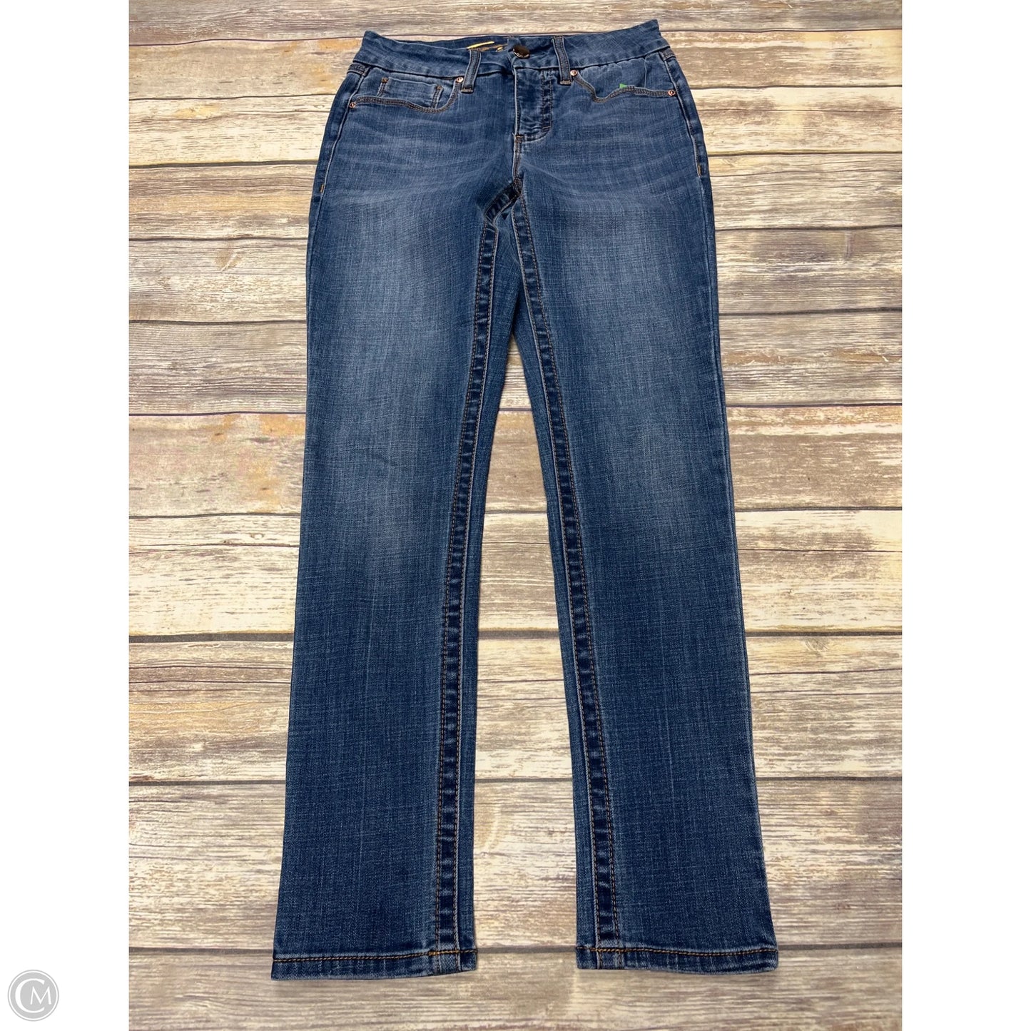 Jeans Skinny By Seven 7 In Blue, Size: 4