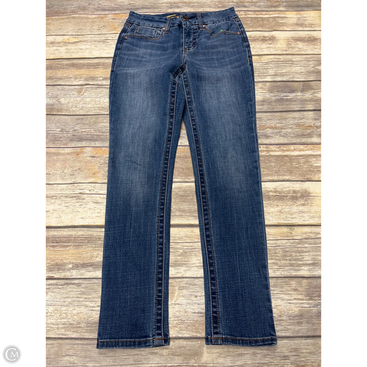 Jeans Skinny By Seven 7 In Blue, Size: 4