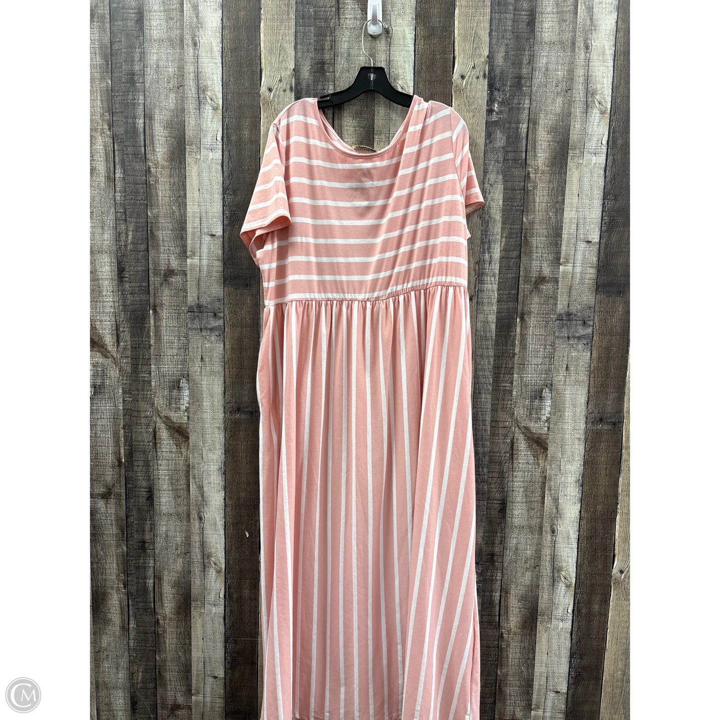 Dress Casual Maxi By Cme In Pink, Size: 3x