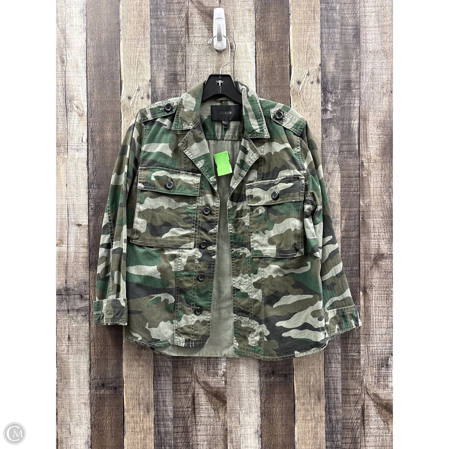 Jacket Utility By J. Crew In Green, Size: S