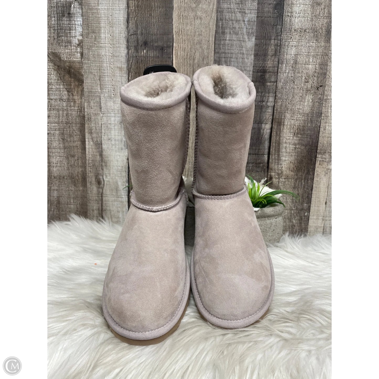 Boots Designer By Ugg In Pink, Size: 6