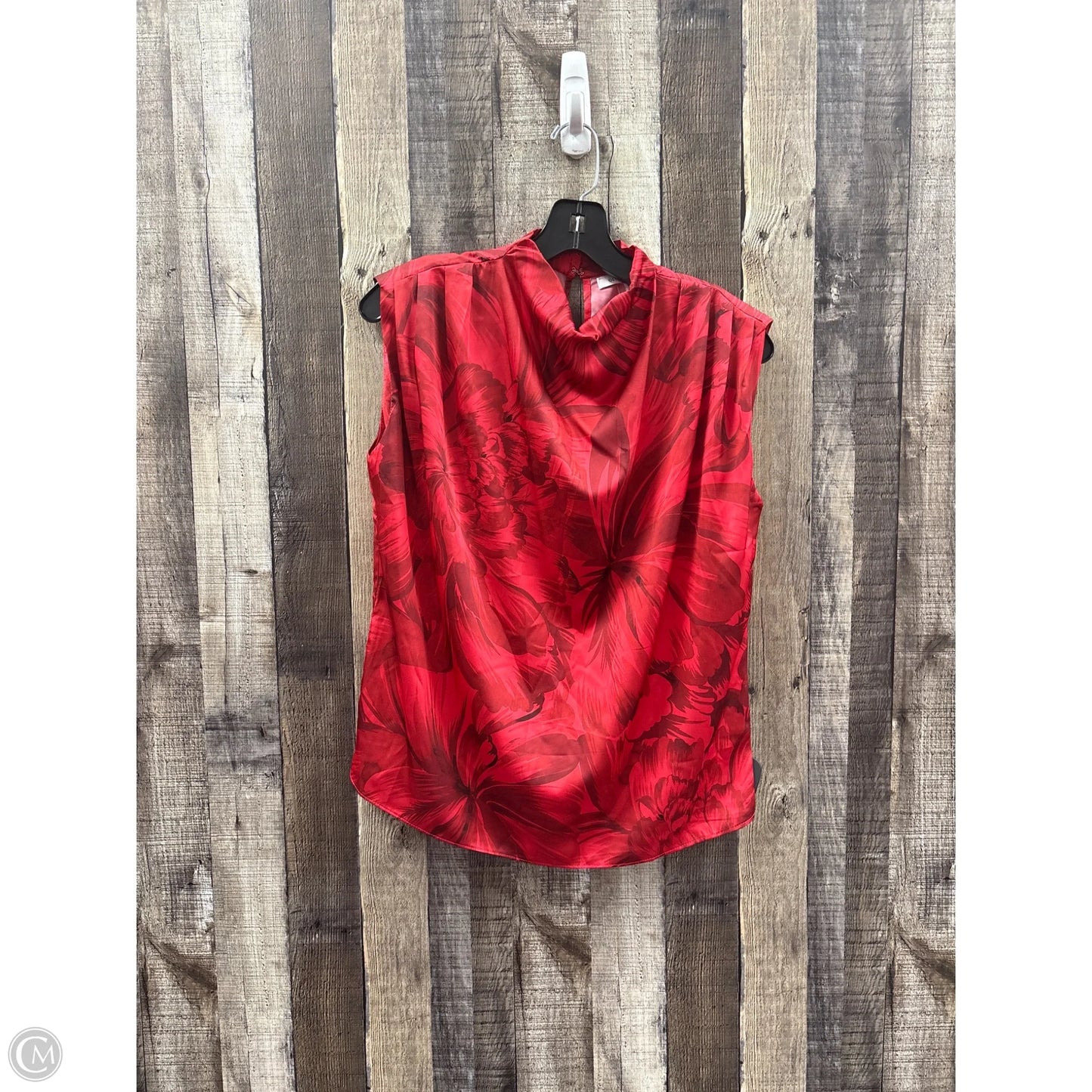 Top Sleeveless By Olivaceous In Red, Size: S