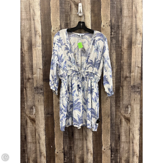 Dress Casual Midi By Blue Island In Blue, Size: M