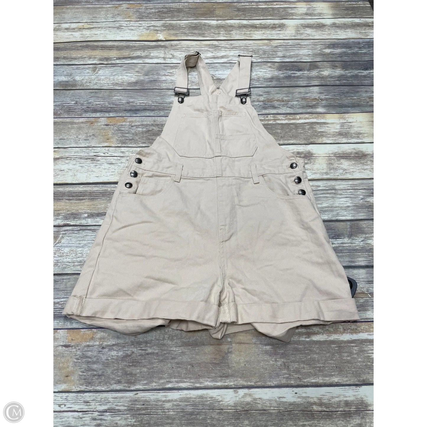 Shortalls By Listicle In Tan, Size: S