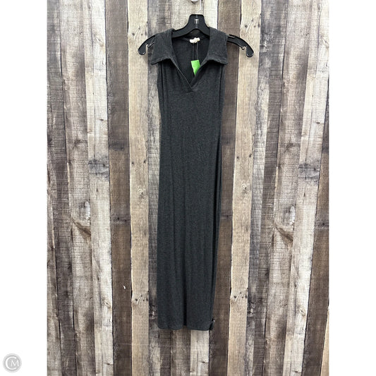 Dress Casual Maxi By See You Monday In Grey, Size: Xs