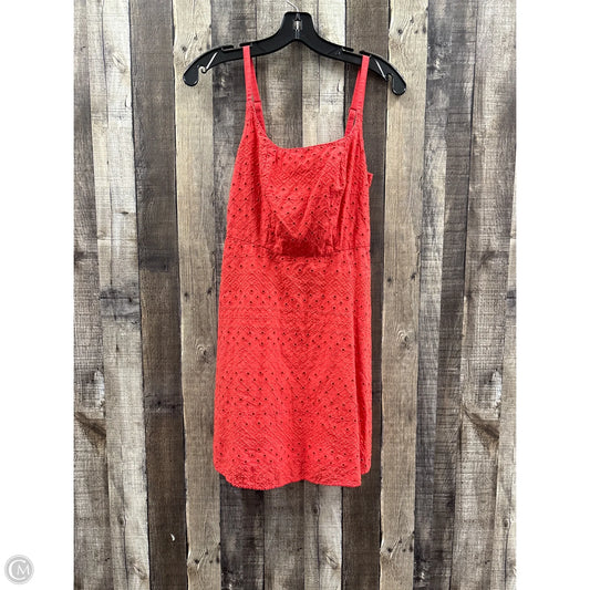 Dress Casual Midi By Old Navy In Red, Size: Xs