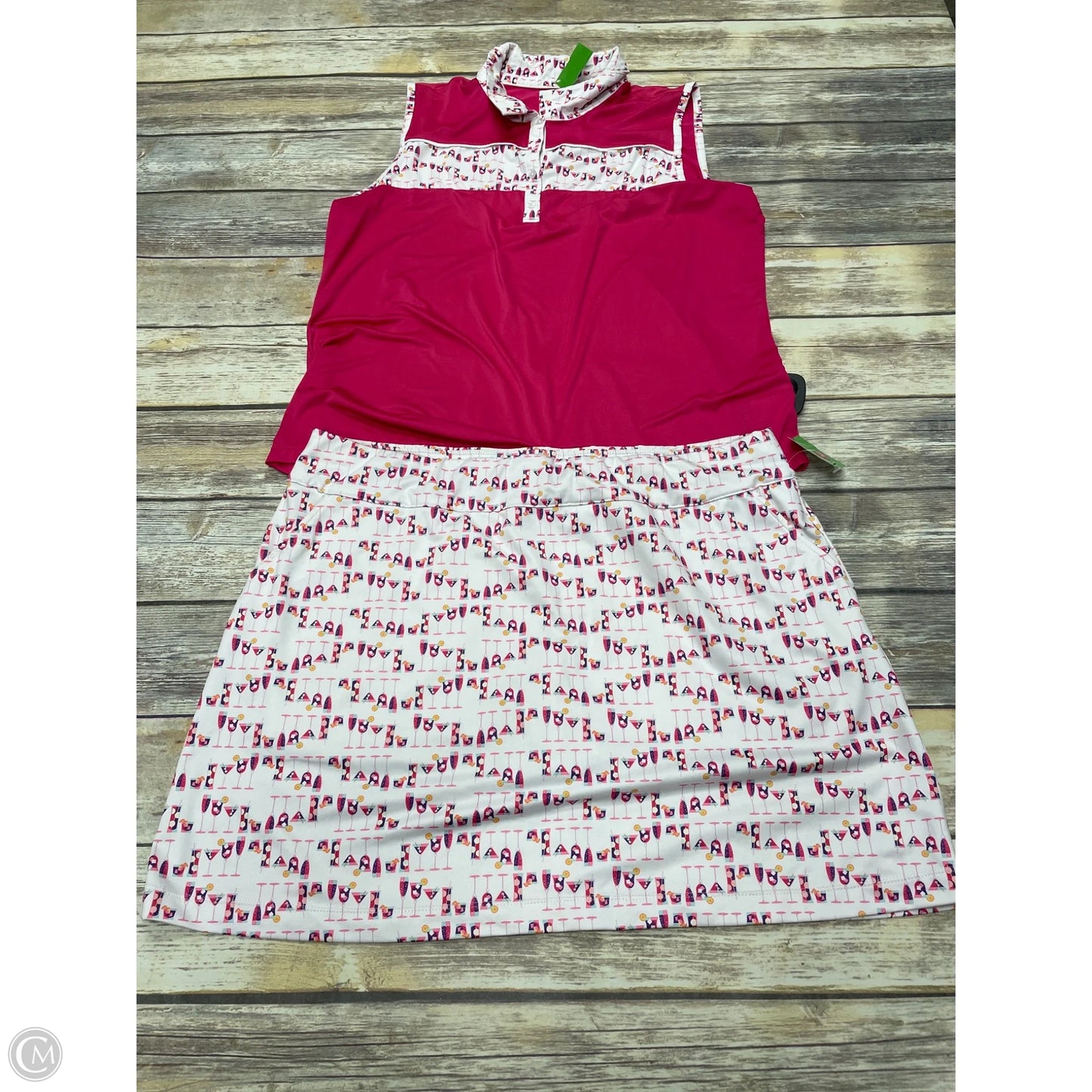 Athletic Shorts 2pc By Coral Bay In Pink, Size: Xl