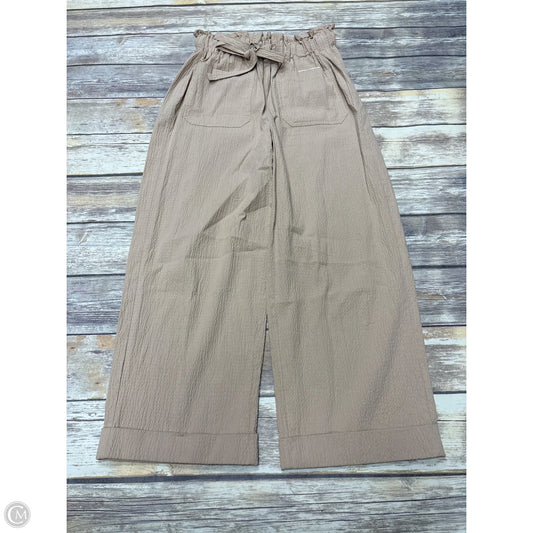 Pants Wide Leg By Zara In Brown, Size: S