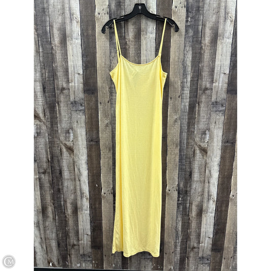 Dress Casual Maxi By Anthropologie In Yellow, Size: L