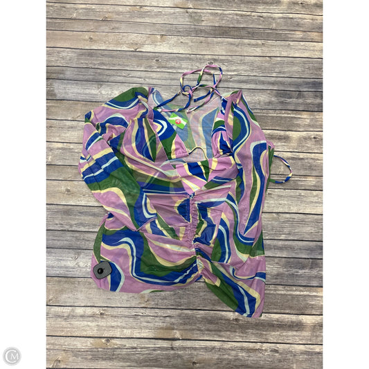 Swimsuit 2pc By Cme In Multi-colored, Size: 2x