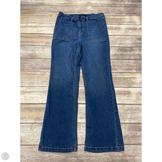 Jeans Straight By Calvin Klein In Blue, Size: 12