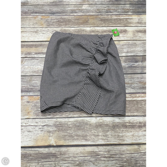 Skirt Mini & Short By Cmb In Checkered Pattern, Size: 4