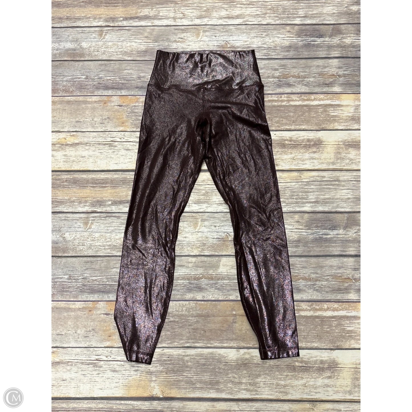 Athletic Leggings By Lululemon In Maroon, Size: 4
