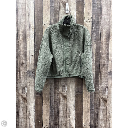 Jacket Faux Fur & Sherpa By Voy In Green, Size: S