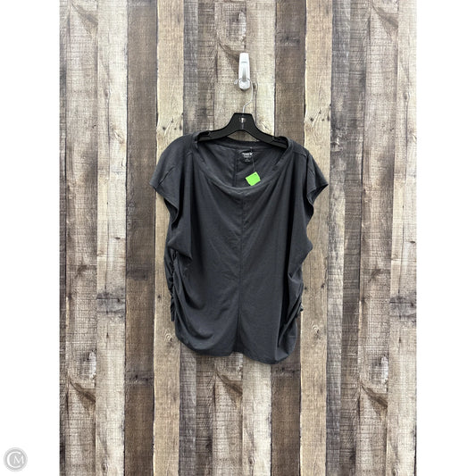 Athletic Top Short Sleeve By Old Navy In Grey, Size: Xl