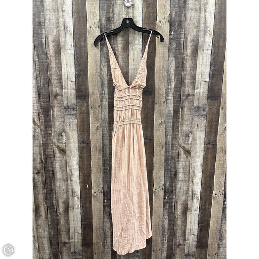 Dress Casual Maxi By Zara In Brown, Size: S