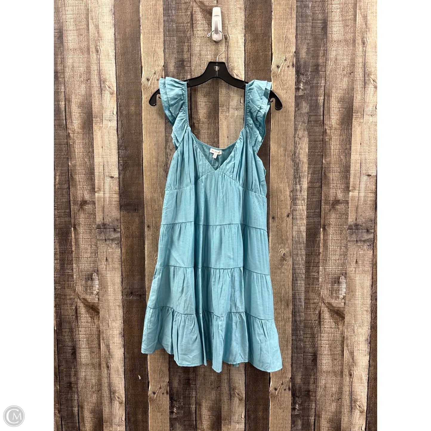 Dress Casual Midi By Blu Pepper In Blue, Size: L