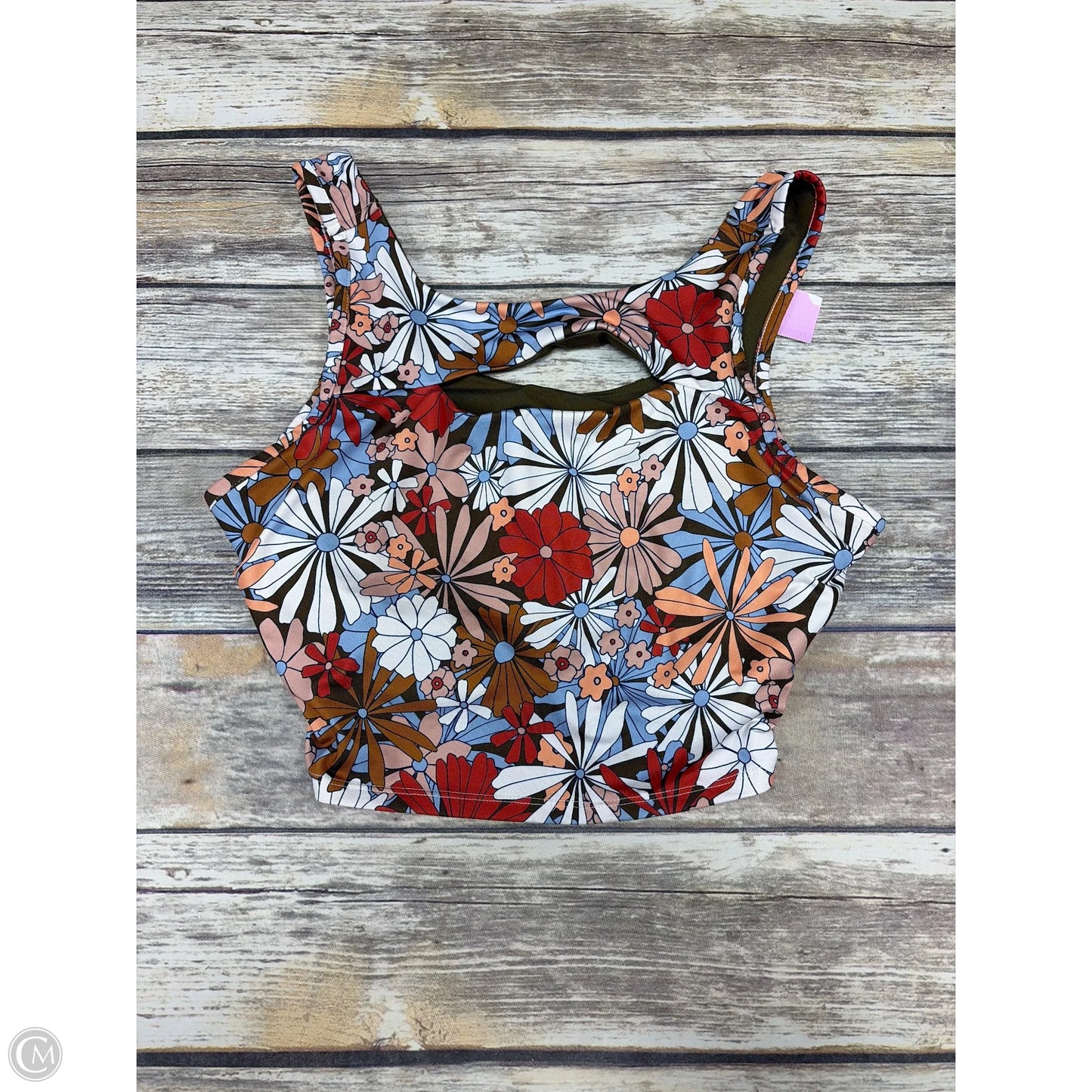 Athletic Tank Top By So In Floral Print, Size: L