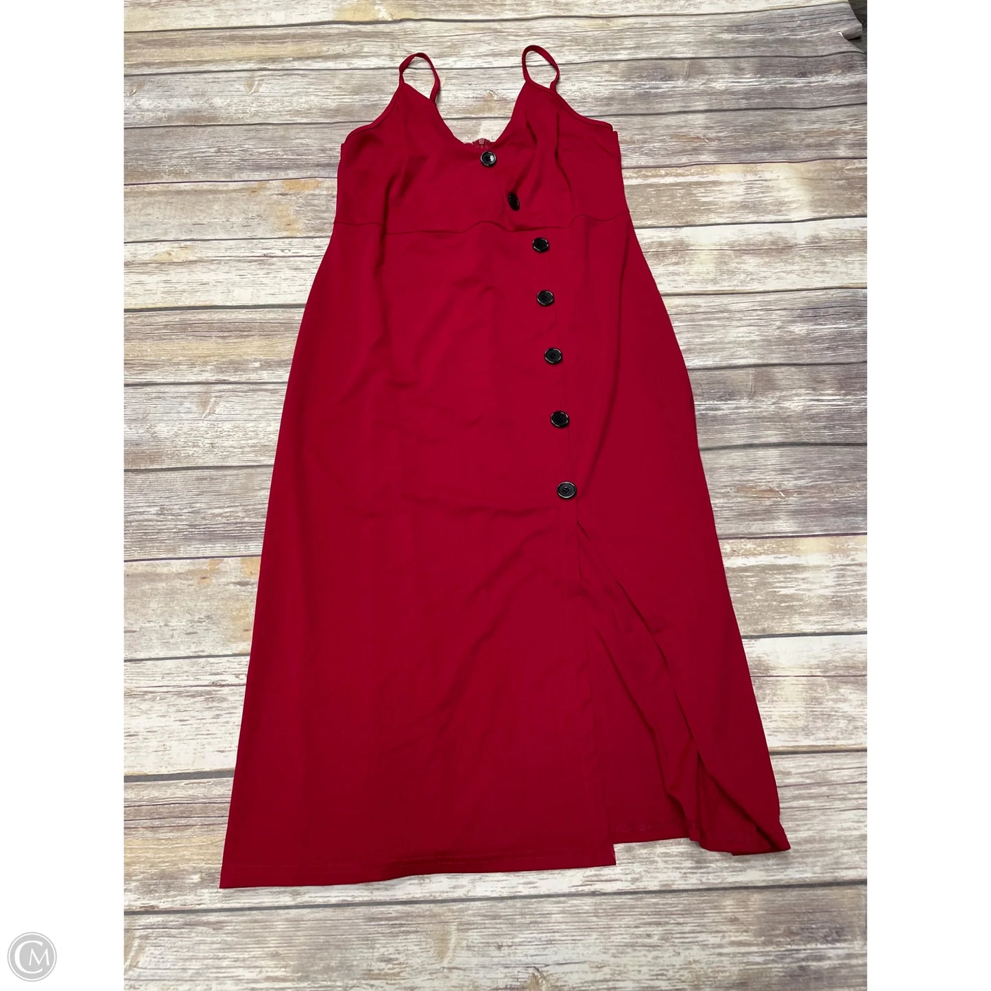 Dress Casual Midi By Blooming Jelly In Red, Size: Xl