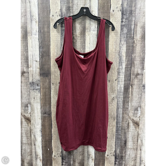 Dress Casual Midi By Rue 21 In Red, Size: 2x