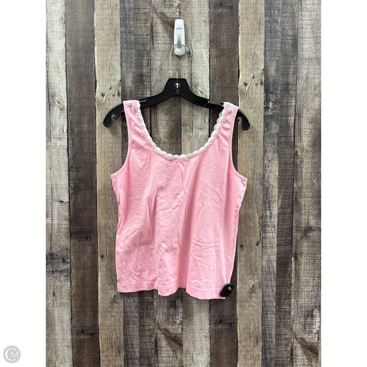 Tank Top Designer By Lilly Pulitzer In Pink, Size: S