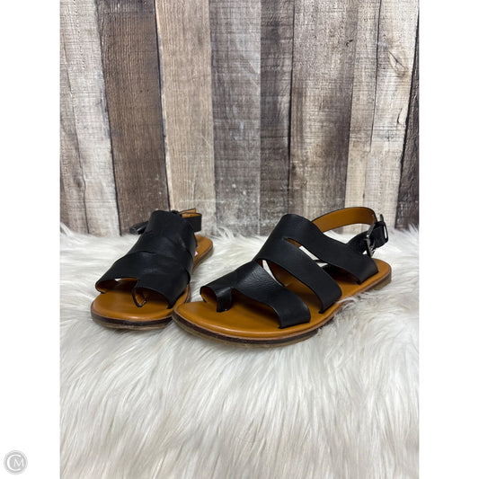 Sandals Flats By Franco Sarto In Black, Size: 8