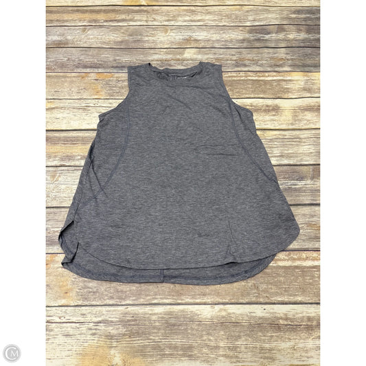 Athletic Tank Top By Tek Gear In Grey, Size: M