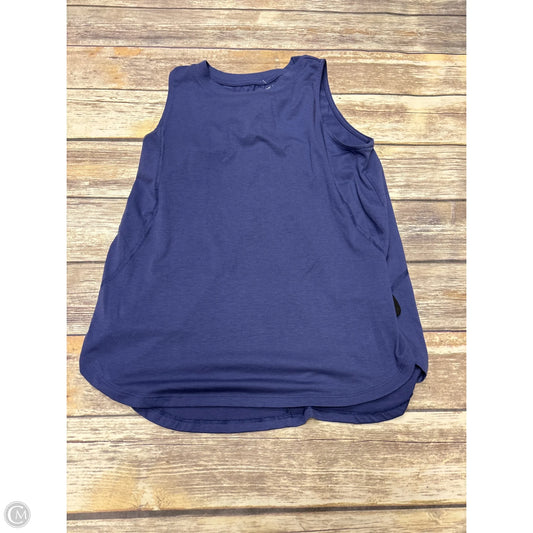 Athletic Tank Top By Tek Gear In Blue, Size: M