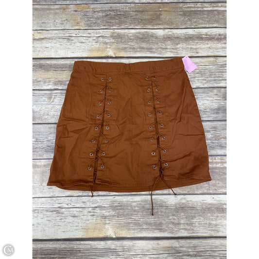 Skirt Mini & Short By Wild Fable In Brown, Size: S